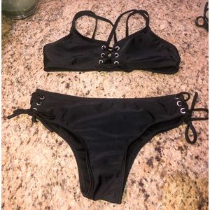 Little Black Cheeky Bikini - XS